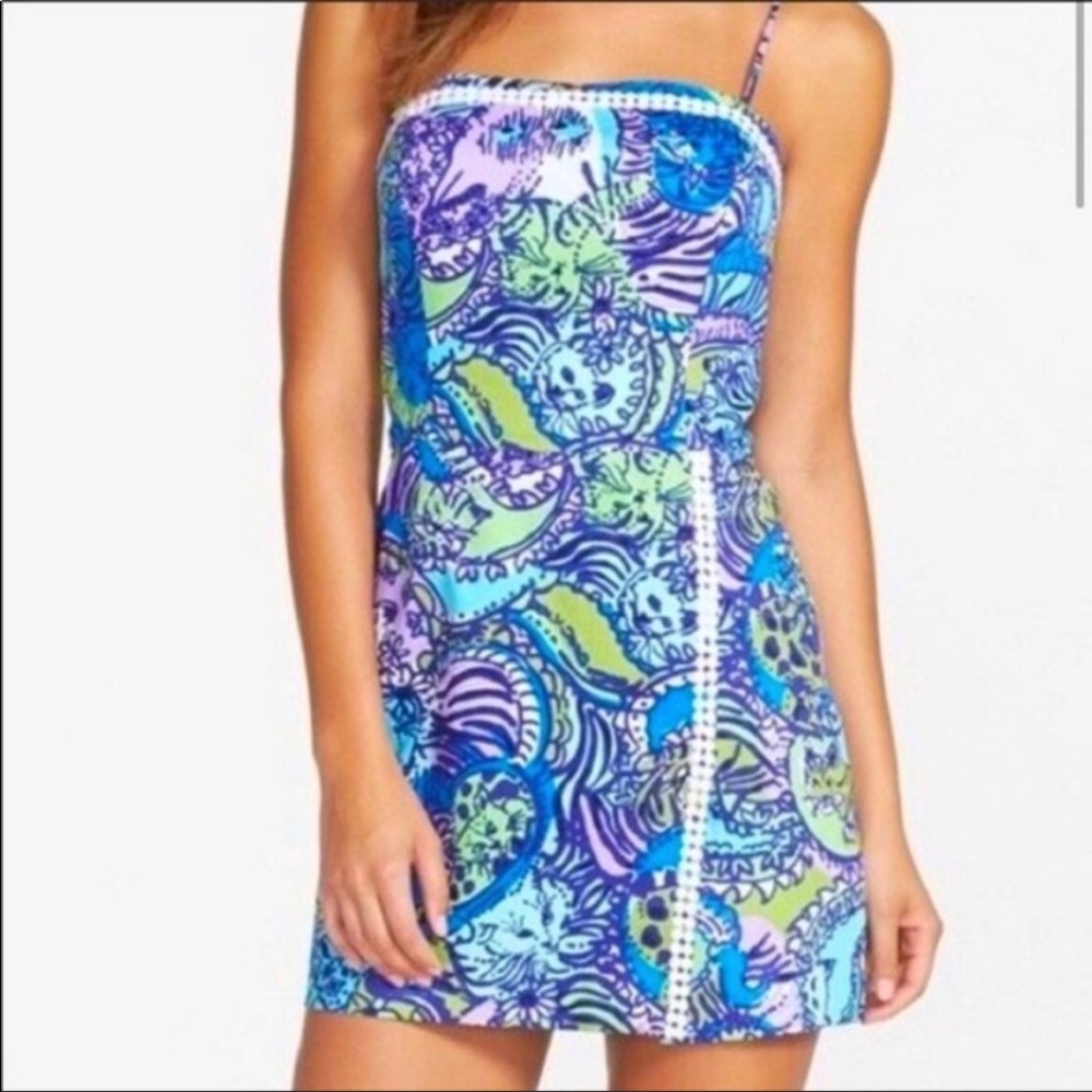 Lilly Pulitzer Jesse Romper Size 00- Cattitude